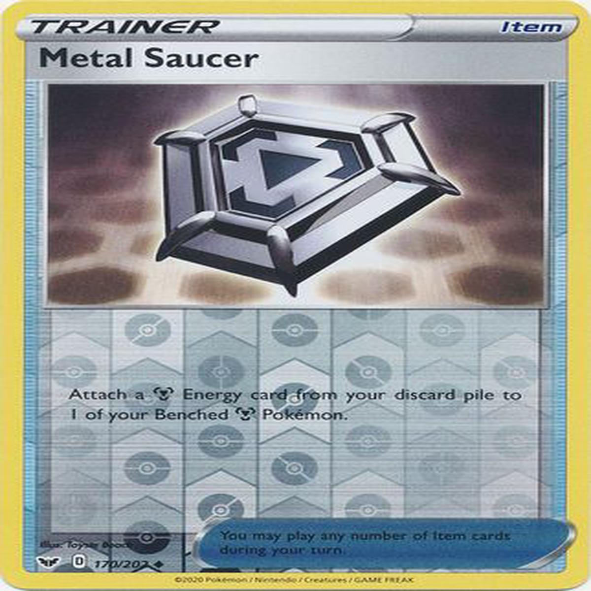 Metal Saucer 170/202 - Reverse Holo