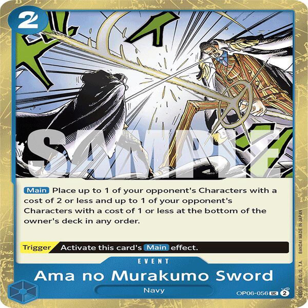 Ama no Murakumo Sword - OP06-056 - Pirate Flag Foil - Uncommon