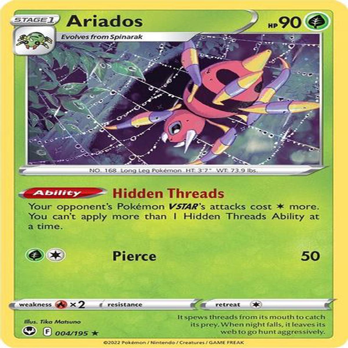 Ariados - Holo 004/195