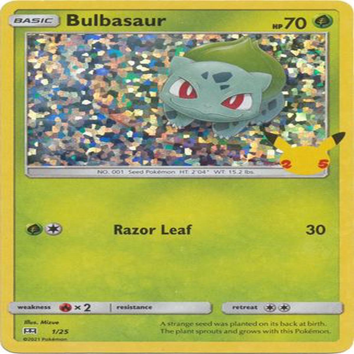Bulbasaur 1/25 25 Aniversario Holo