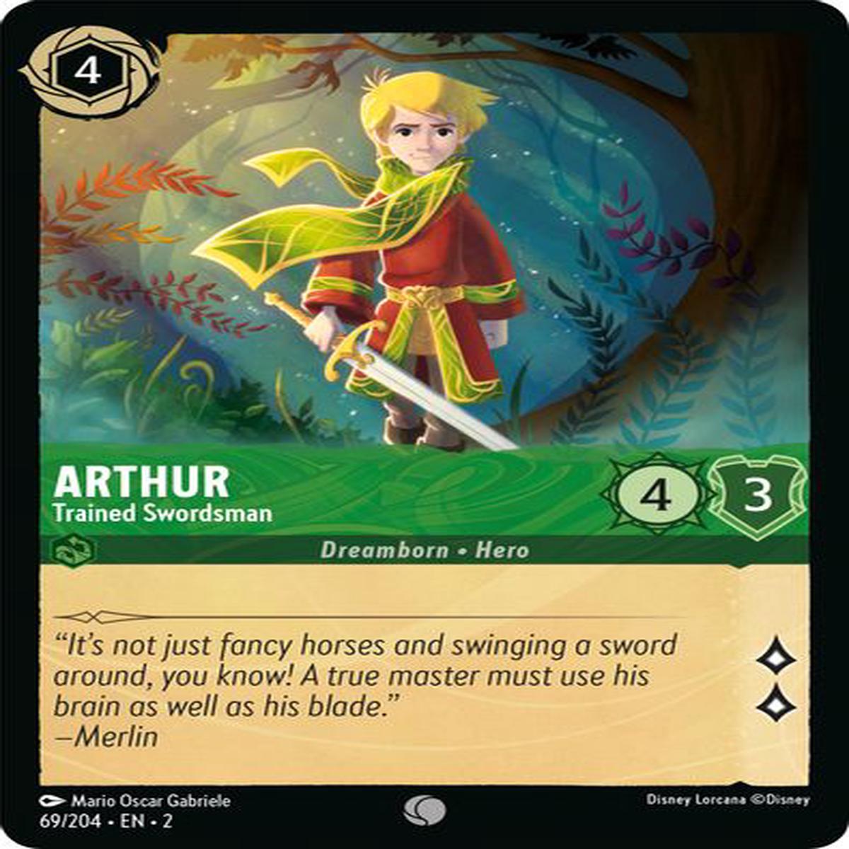 Arthur - Trained Swordsman 69/204 - Common