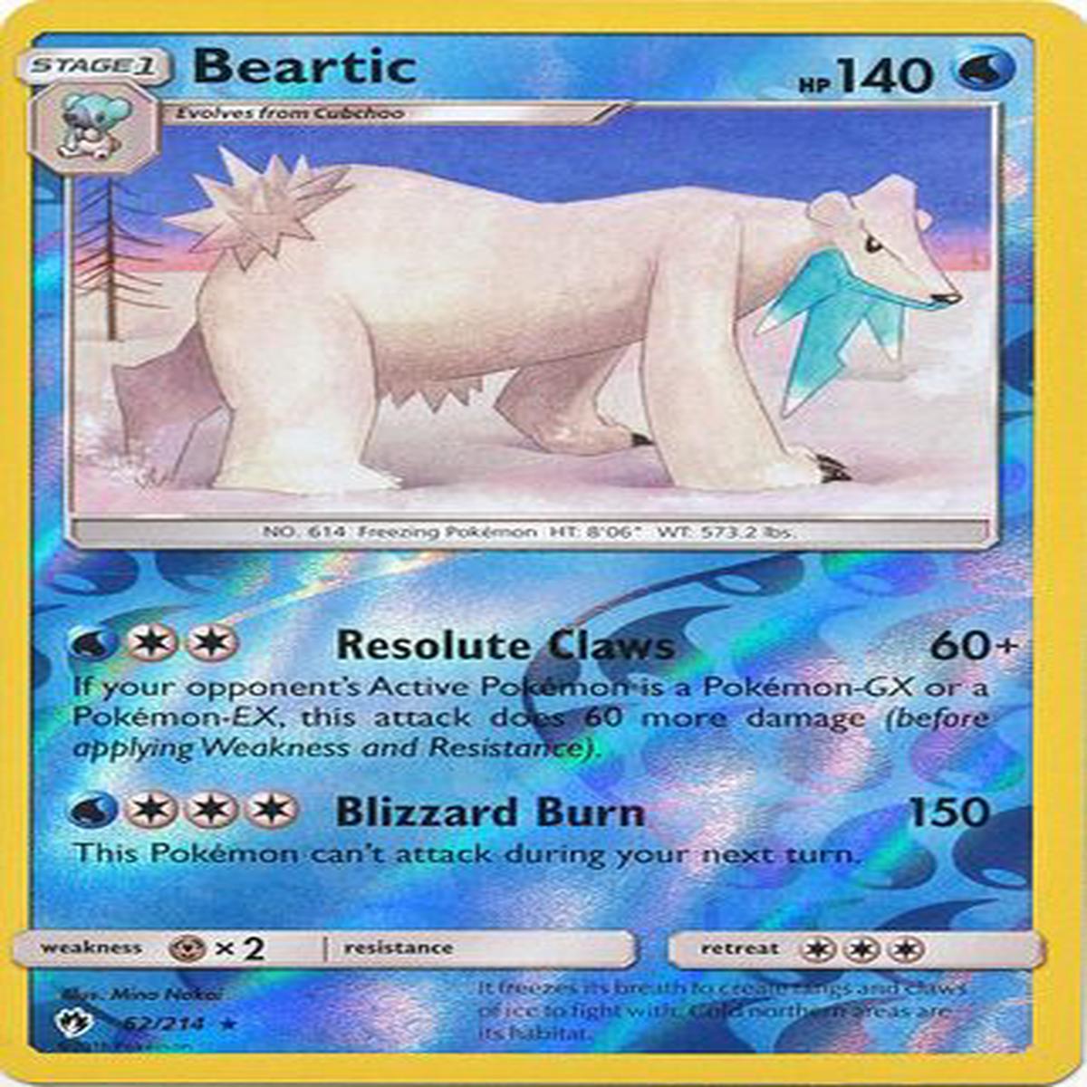Beartic 62/214 - Reverse Holo