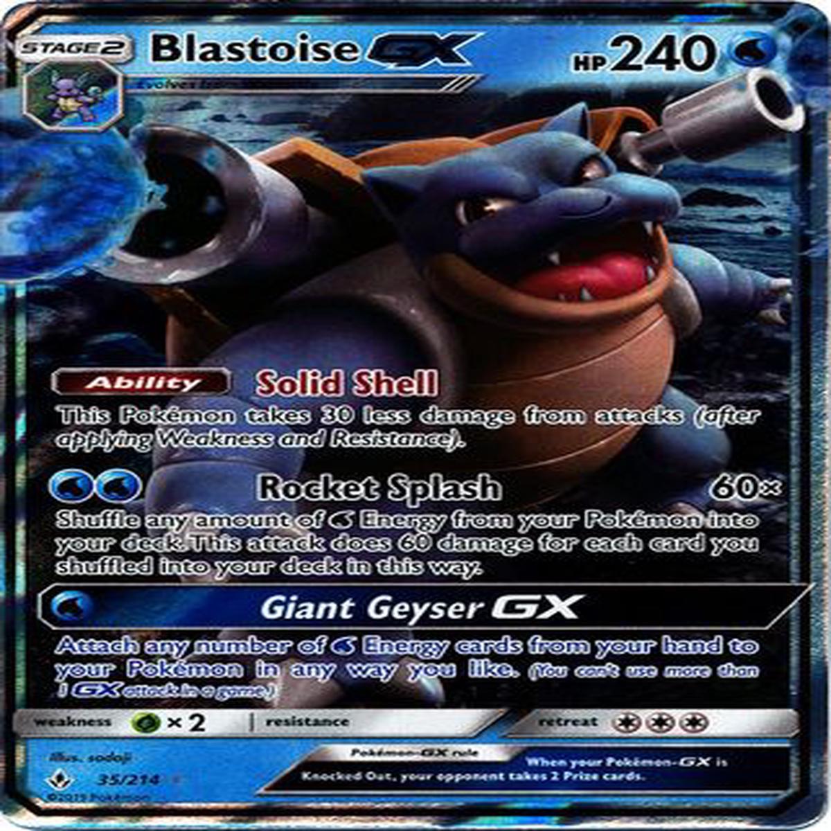 Blastoise GX 35/214