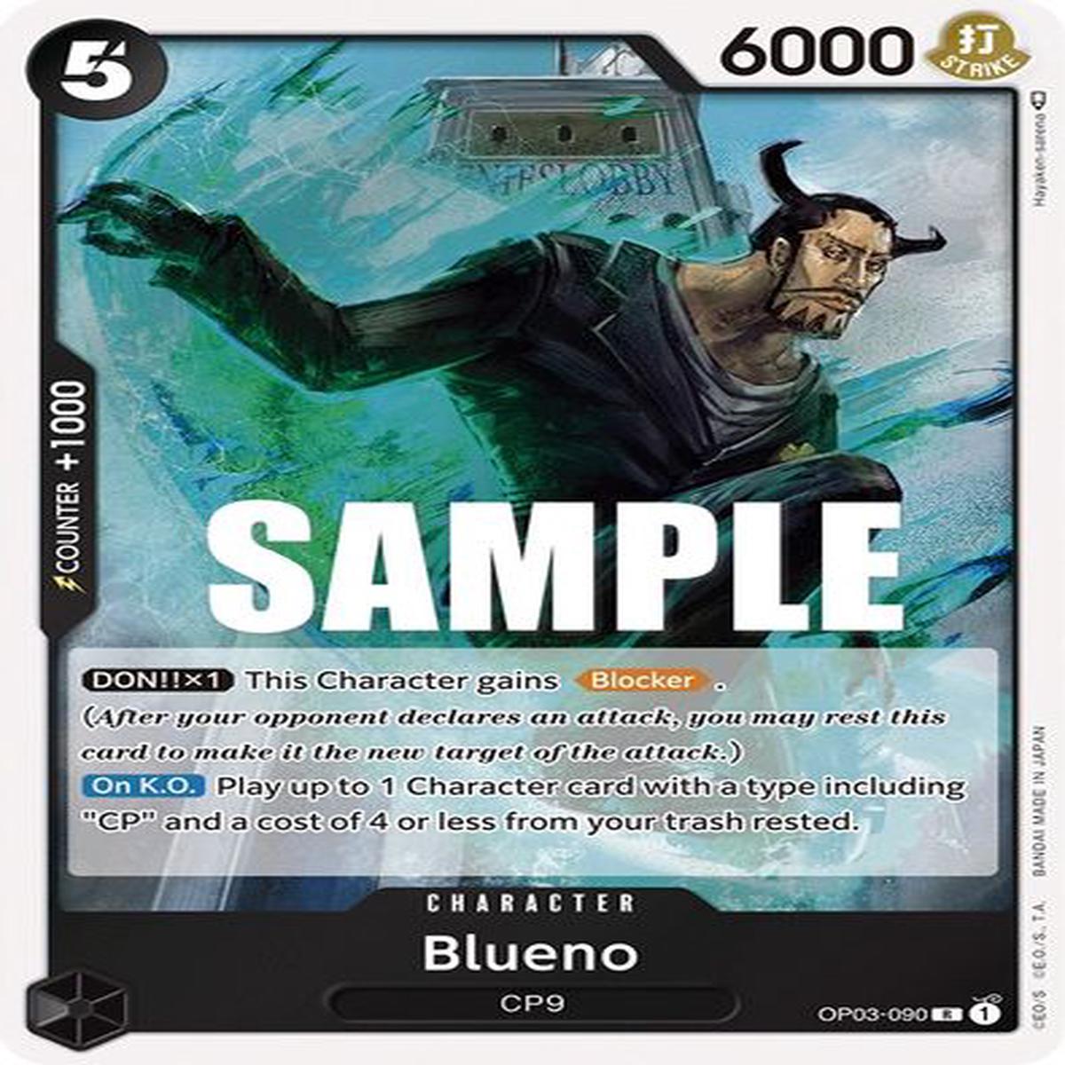 Blueno OP03-090 - Rare