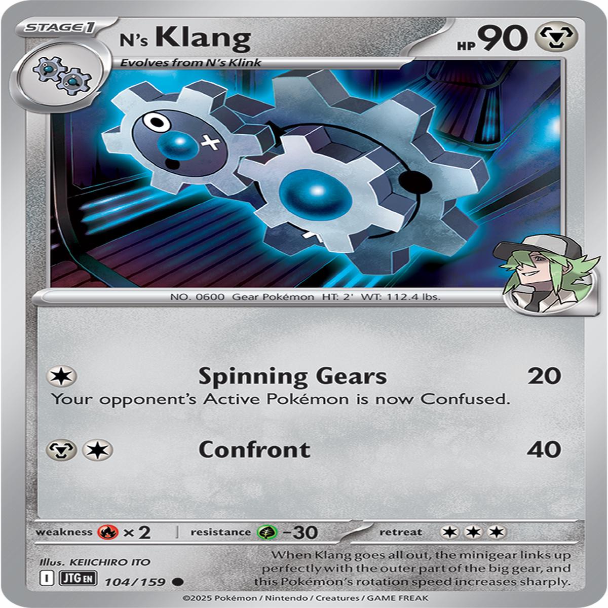N's Klang 104/159 - Common - Reverse Holo
