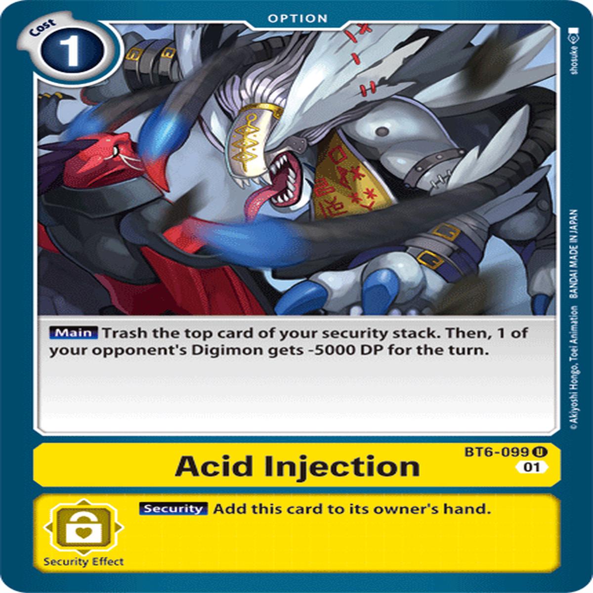 Acid Injection BT6-099
