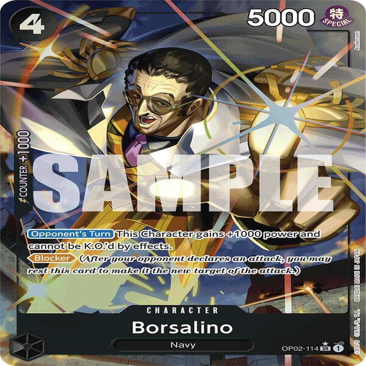 Borsalino - OP02-114 - Super Parallel - Super Rare