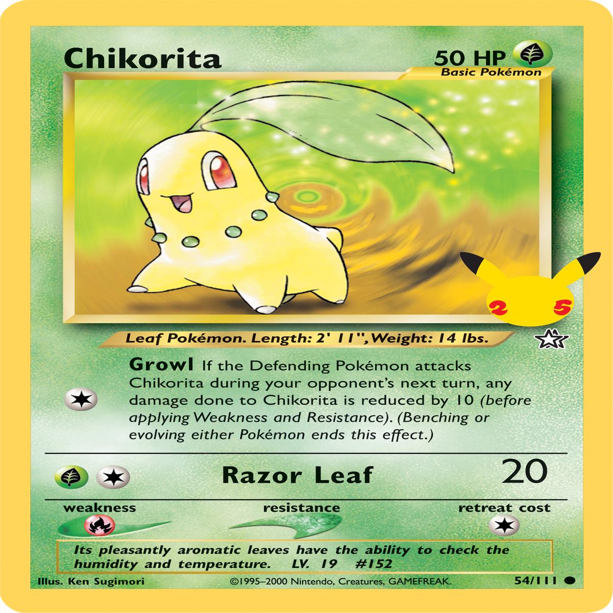 Carta Jumbo Chikorita