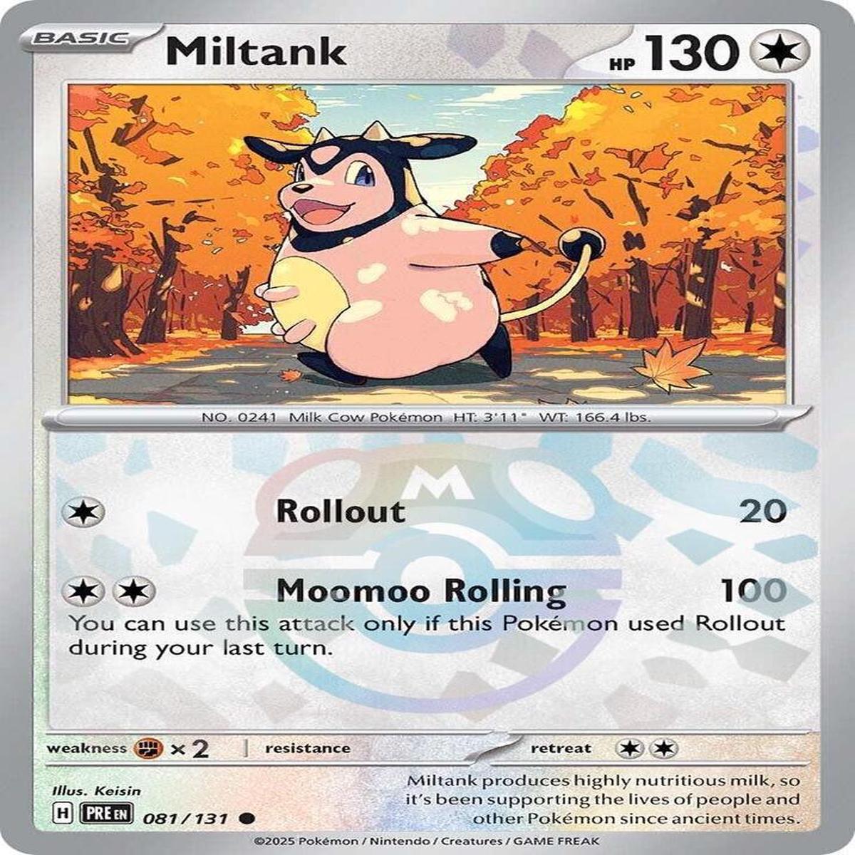 Miltank 081/131 - Common - Holo (Master Ball Pattern)