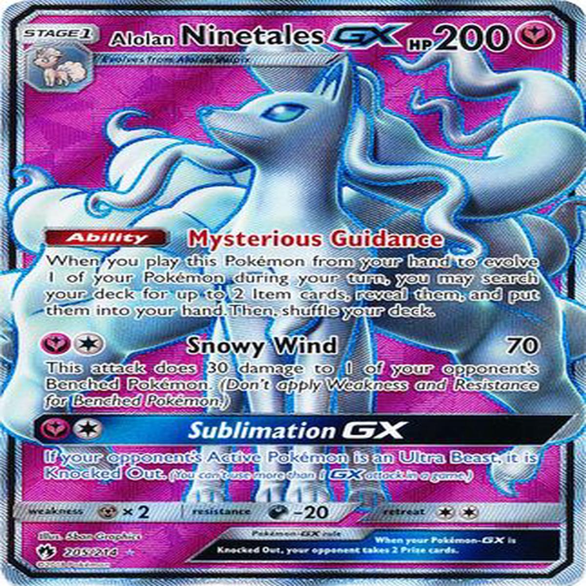 Alolan Ninetales GX 205/214