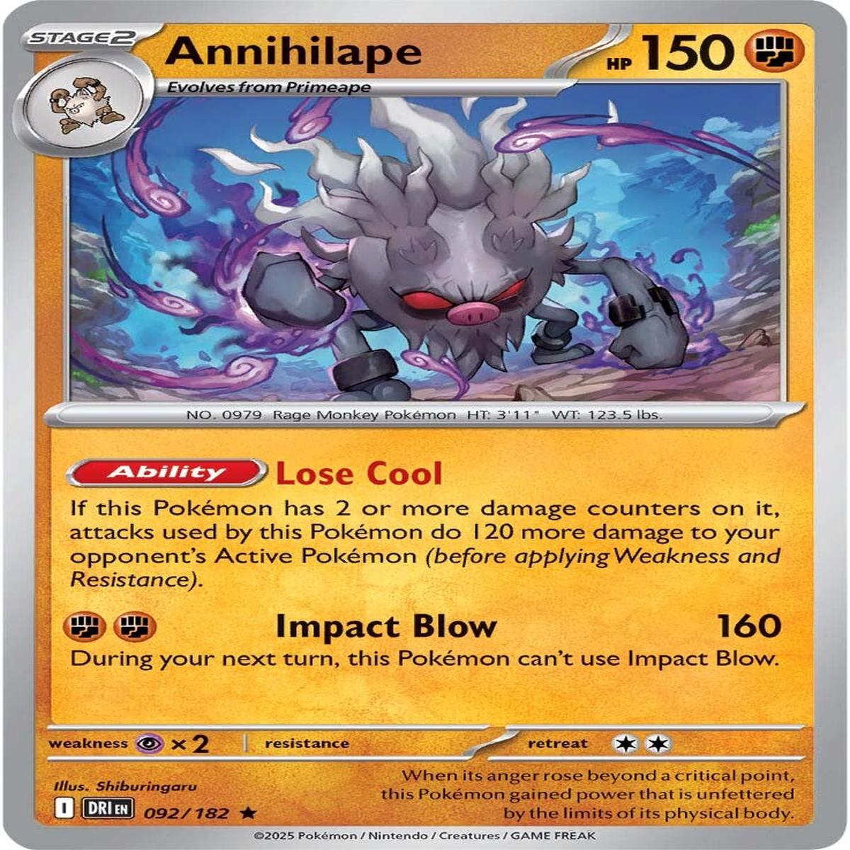 Annihilape 092/182 - Rare