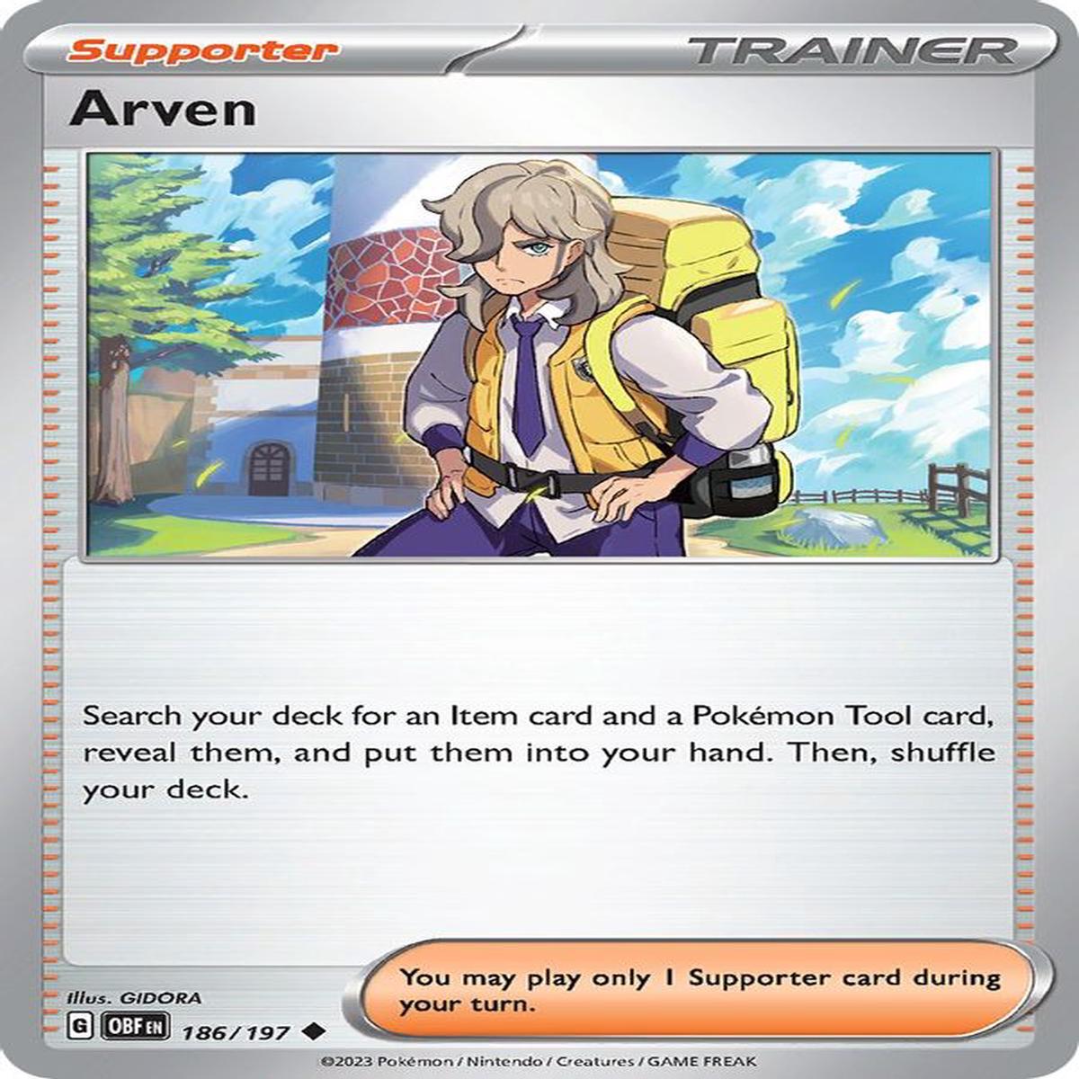 Arven 186/197 - Uncommon - Reverse Holo