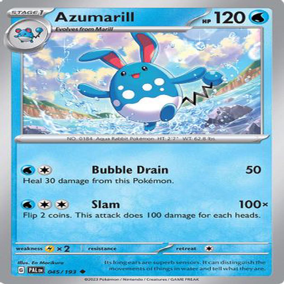 Azumarill - 045/193 (Reverse Holo)