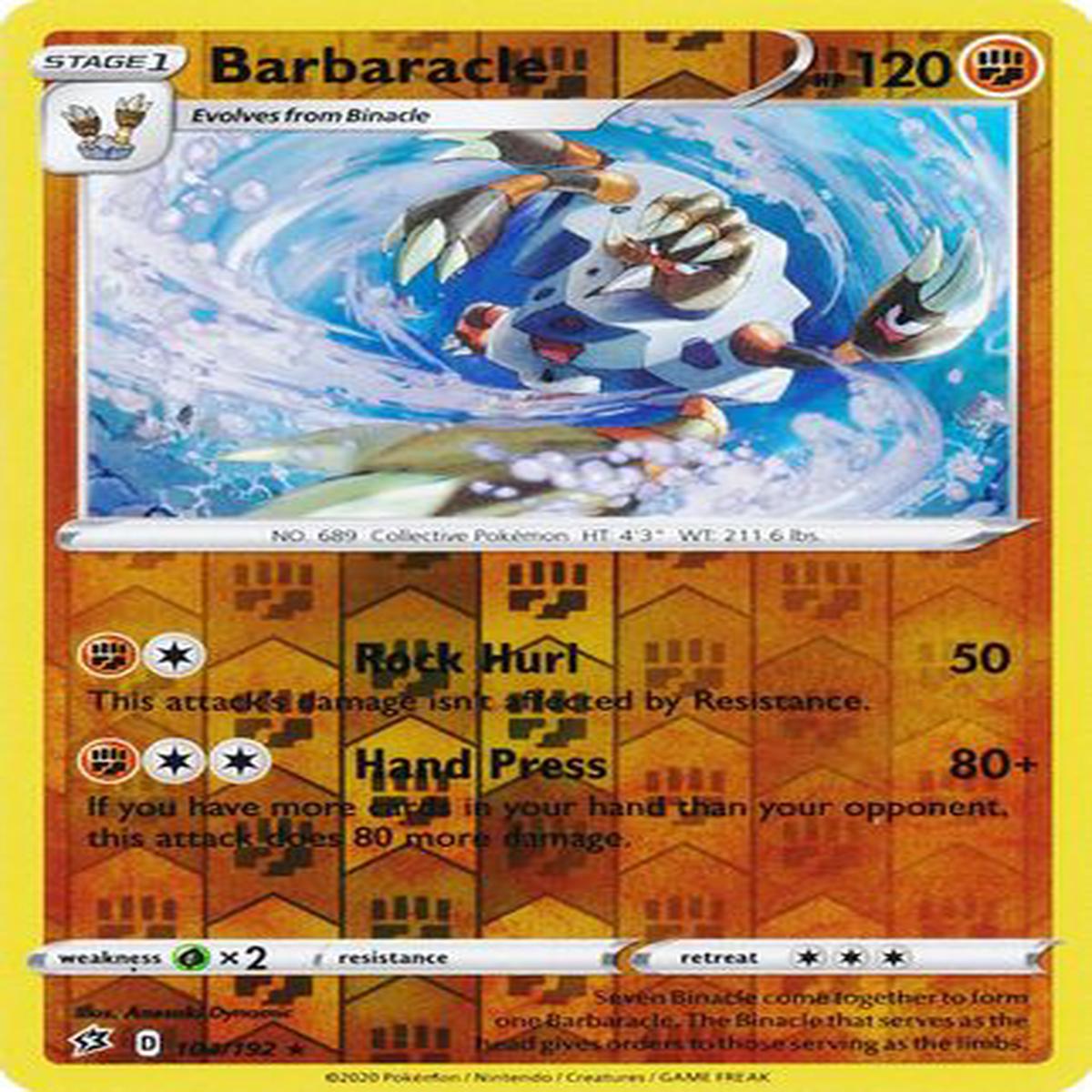 Barbaracle 104/192 - Reverse Holo