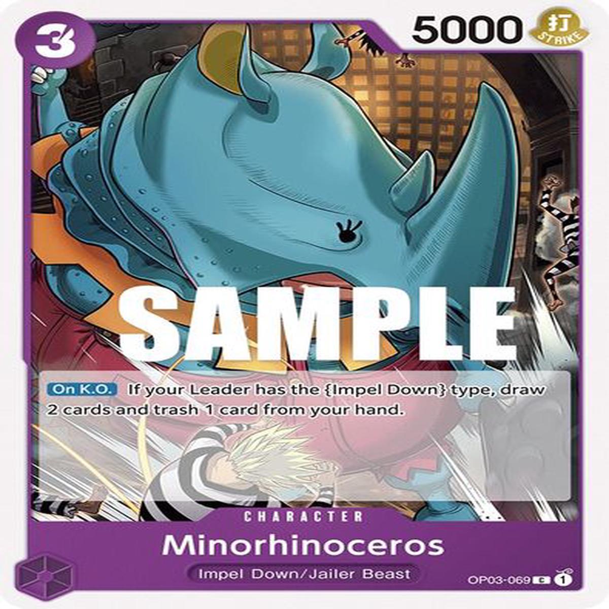 Minorhinoceros OP03-069 - Common