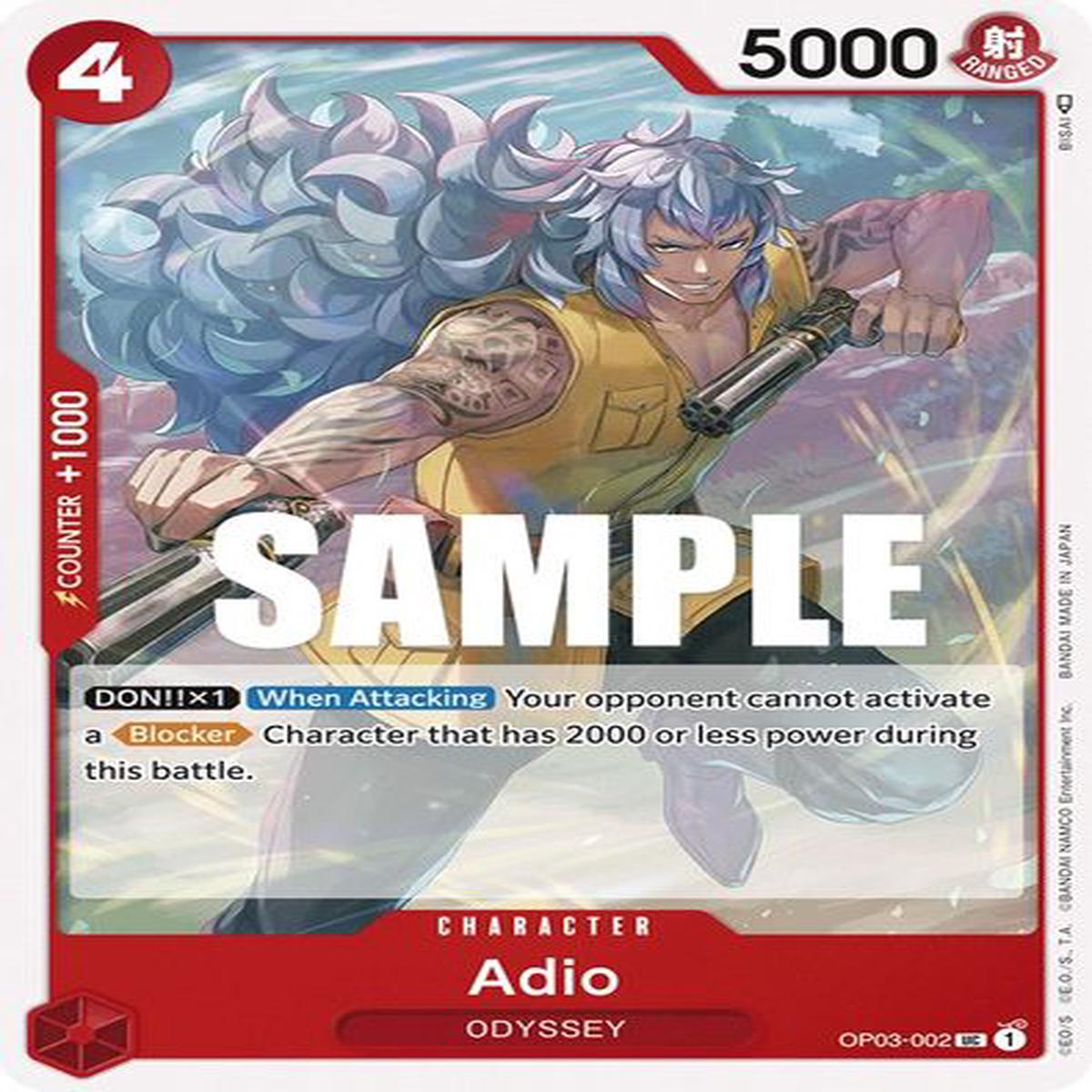 Adio OP03-002 - Uncommon