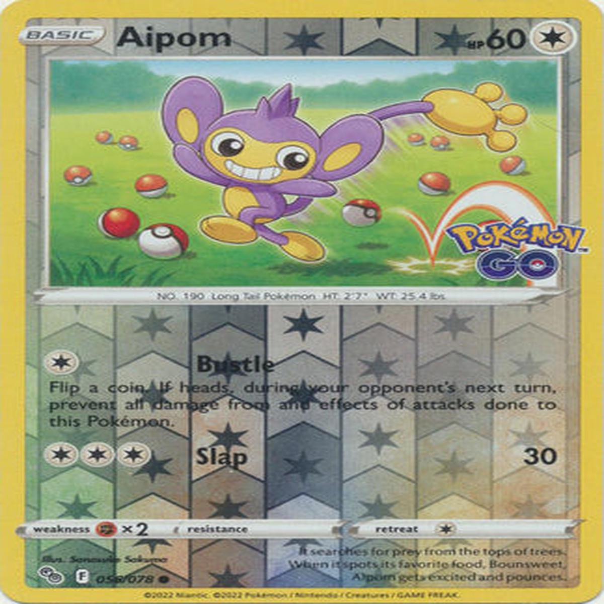 Aipom 056/078 Reverse Holo