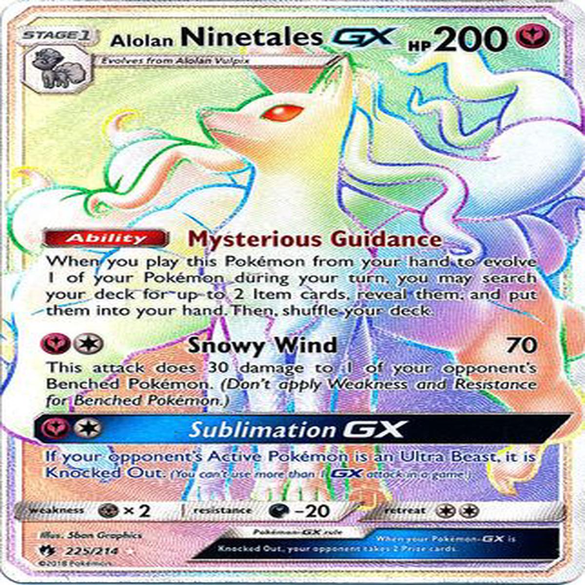 Alolan Ninetales GX 225/214