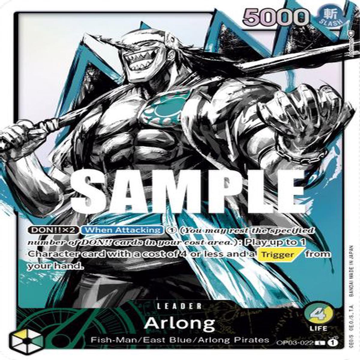 Arlong (Alternate Art) OP03-022 - Leader