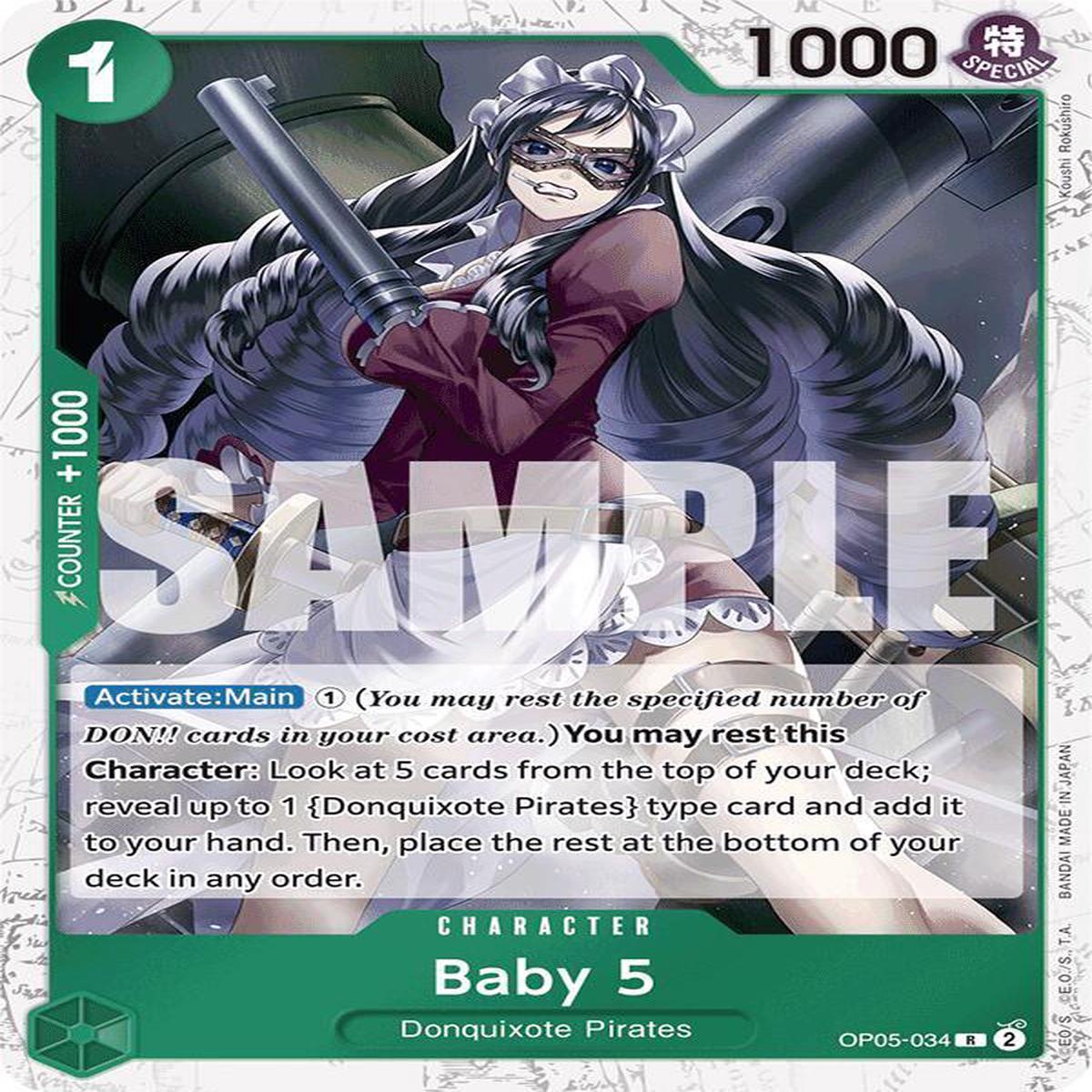 Baby 5 - OP05-034 - Pirate Flag Foil - Rare