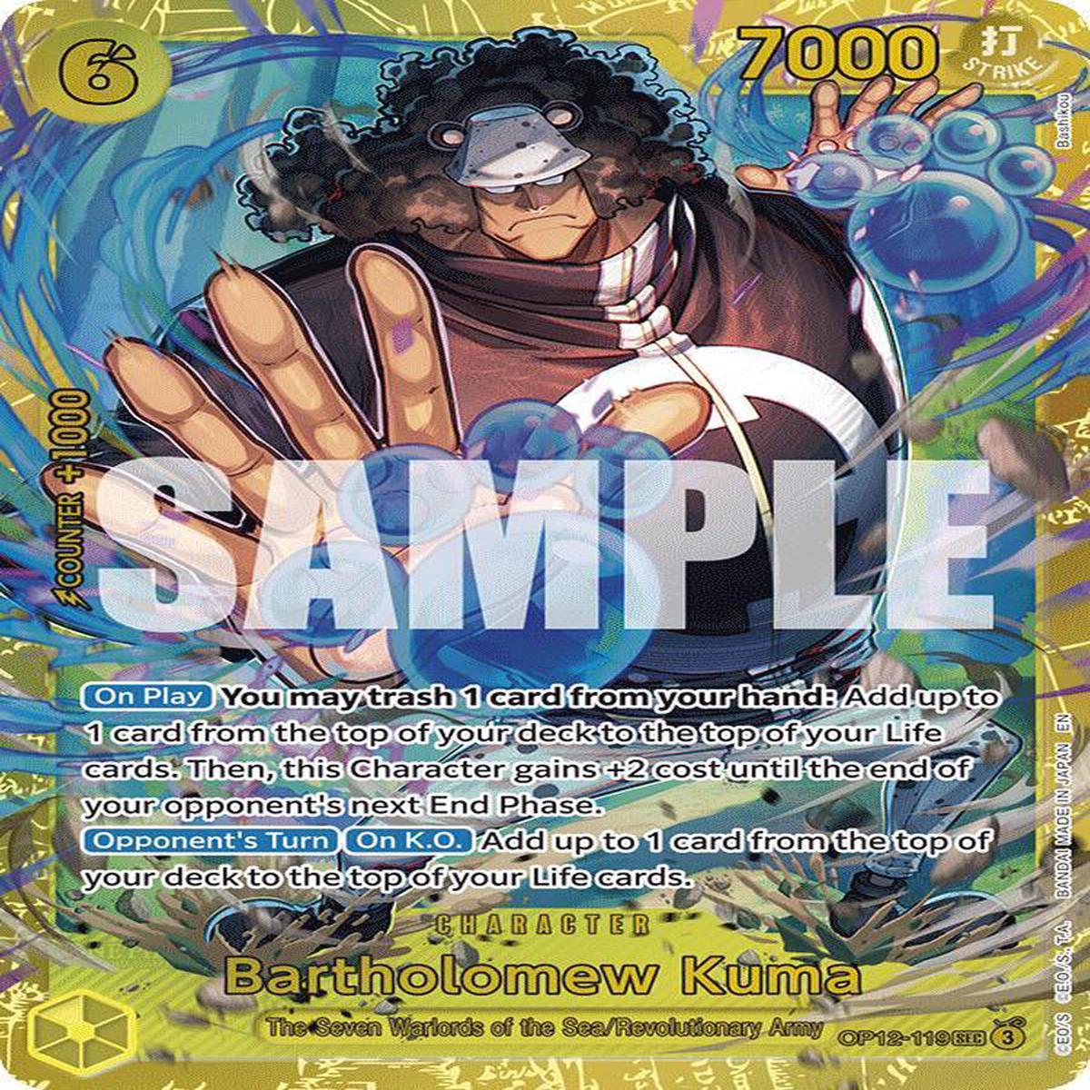 Bartholomew Kuma - OP12-119 - Secret