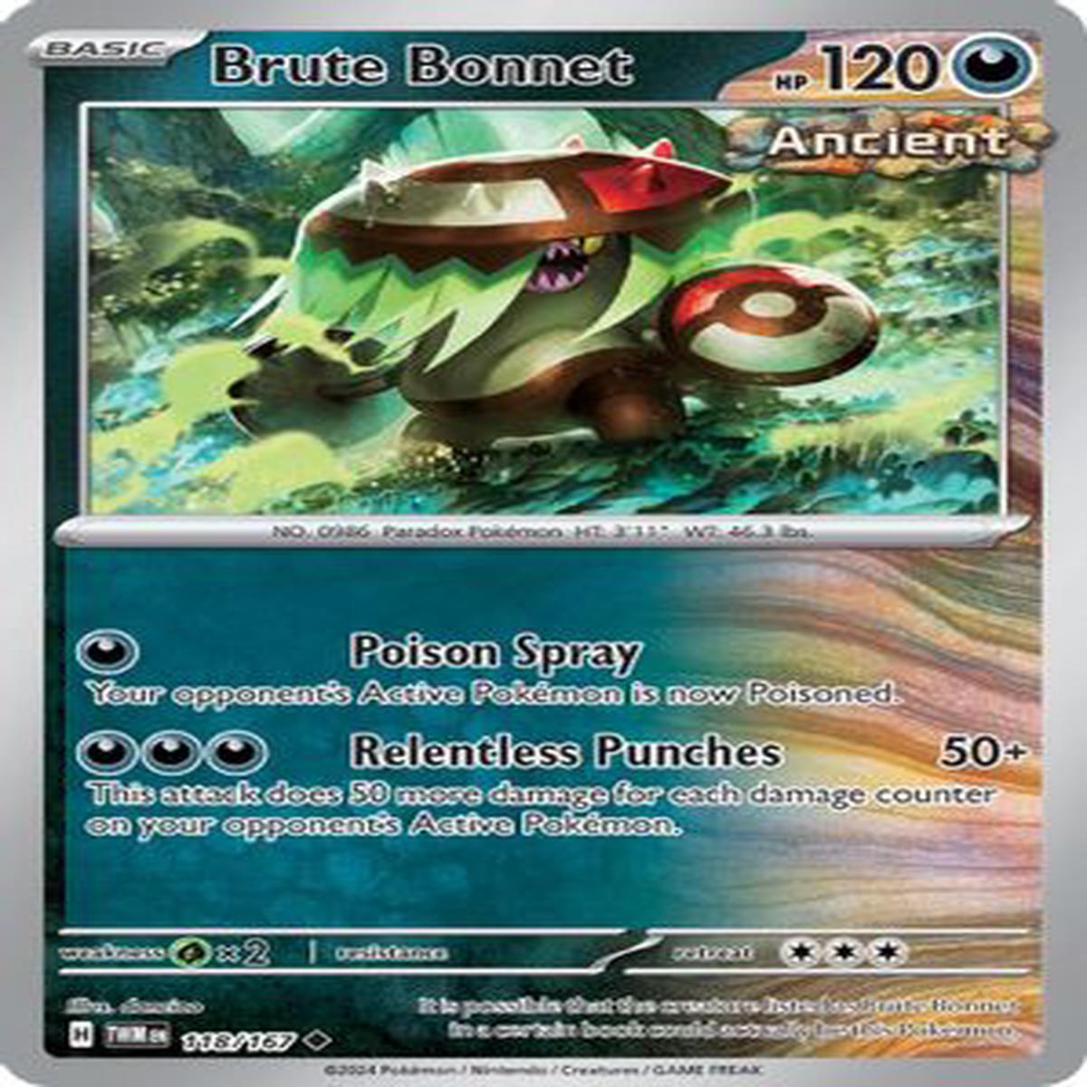 Brute Bonnet 118/167 - Uncommon