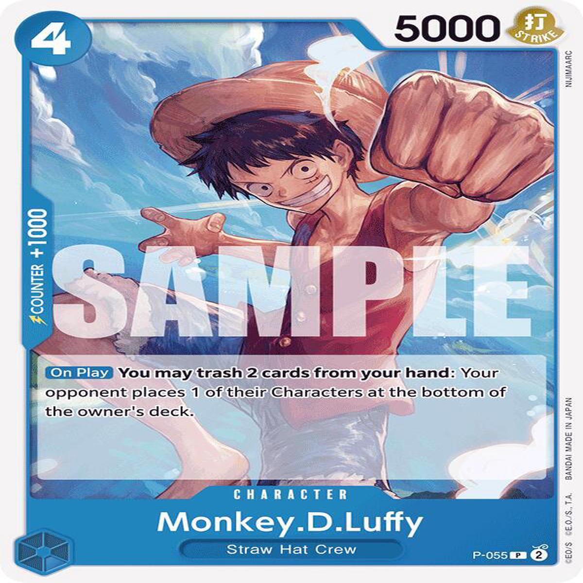 Monkey.D.Luffy - P-055 - The Best Reprint - Promo