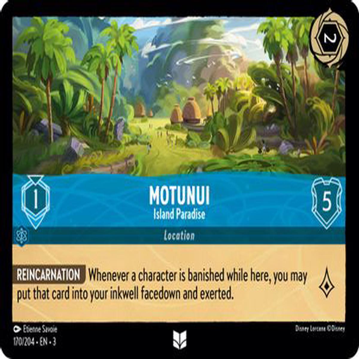 Motunui - Island Paradise 170/204 - Uncommon