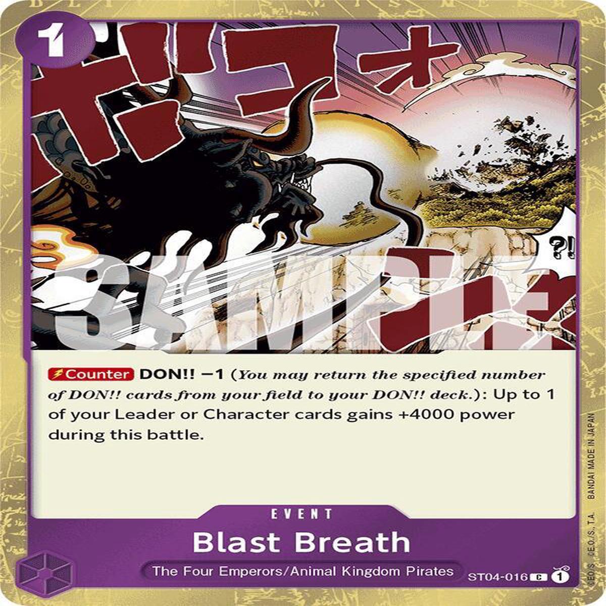 Blast Breath - ST04-016 - Pirate Flag Foil - Common