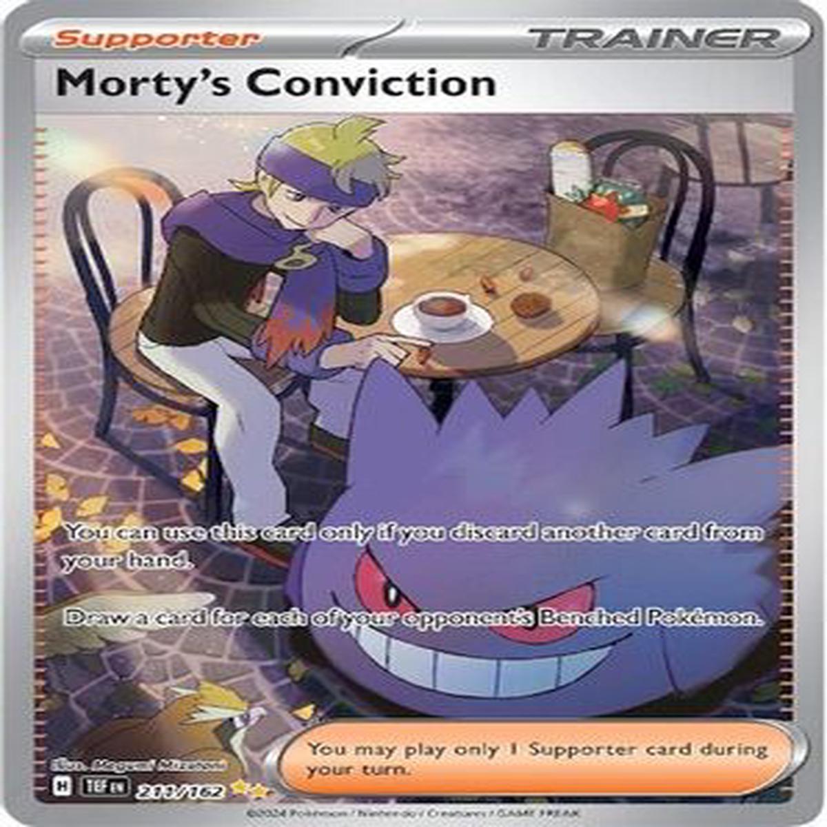 Morty's Conviction 211/162 - Special Illustration Rare