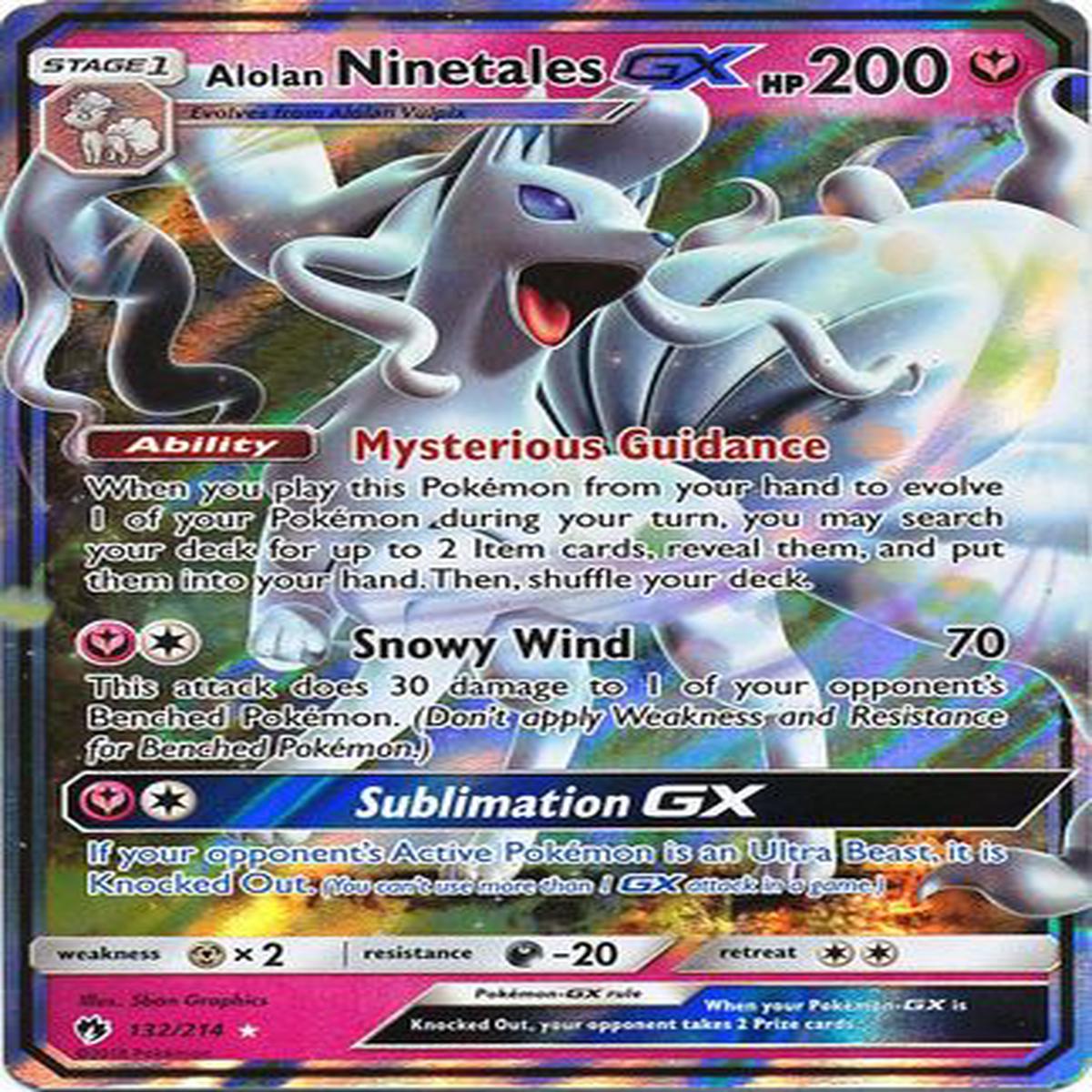 Alolan Ninetales GX 132/214