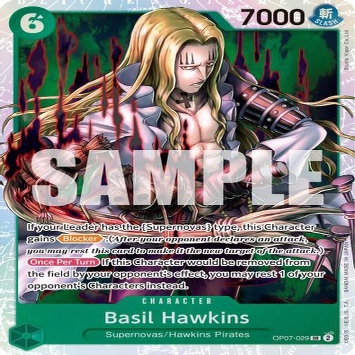Basil Hawkins OP07-029 - Super Rare