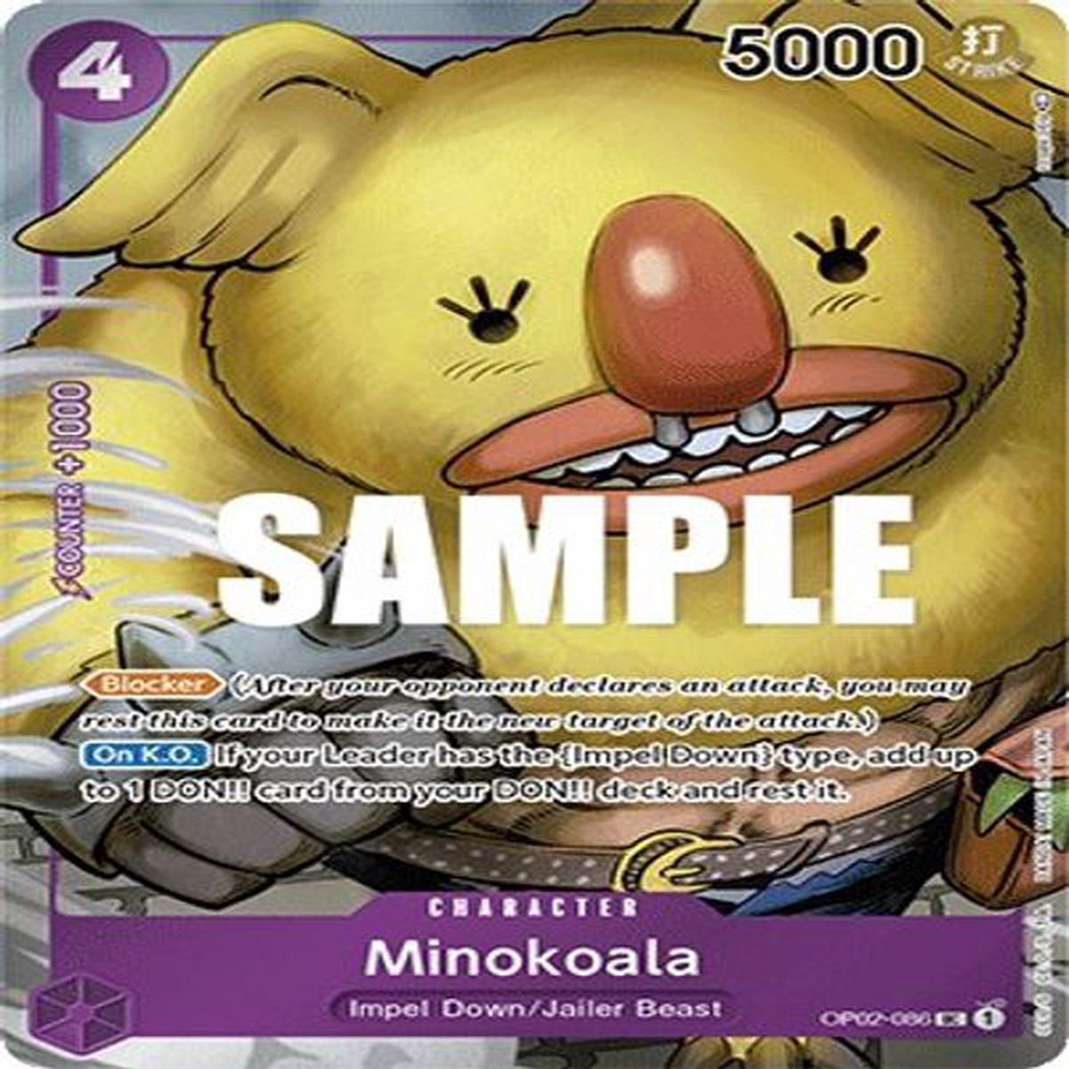 Minokoala (Box Topper) OP02-086 - Uncommon
