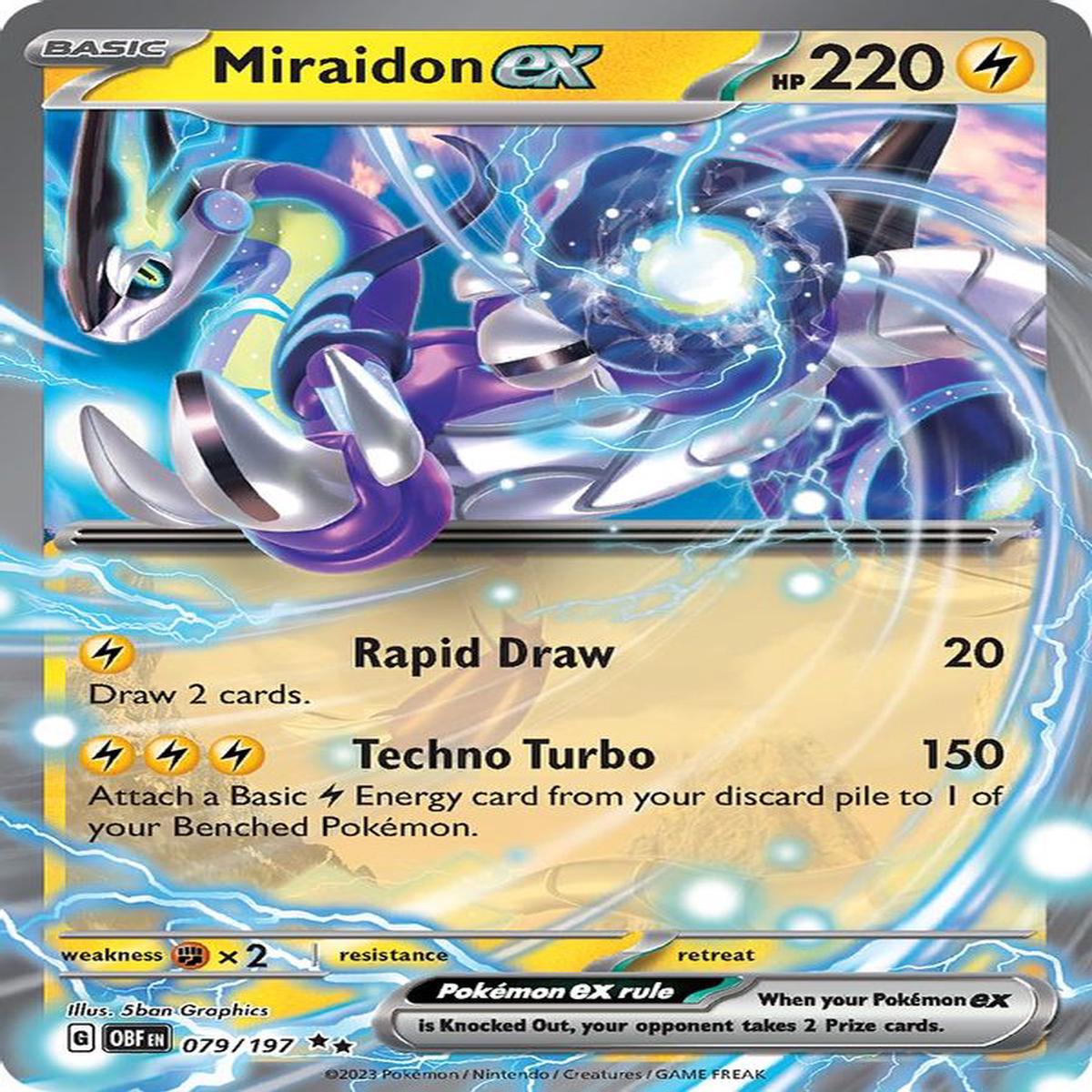 Miraidon ex 079/197 - Double Rare