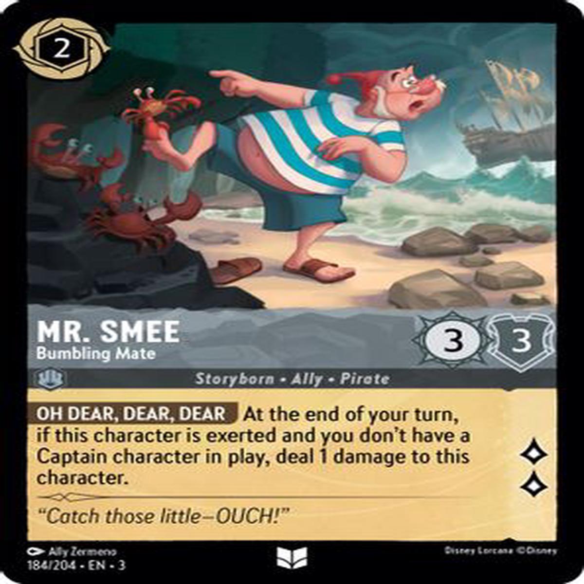 Mr. Smee - Bumbling Mate 184/204 - Uncommon