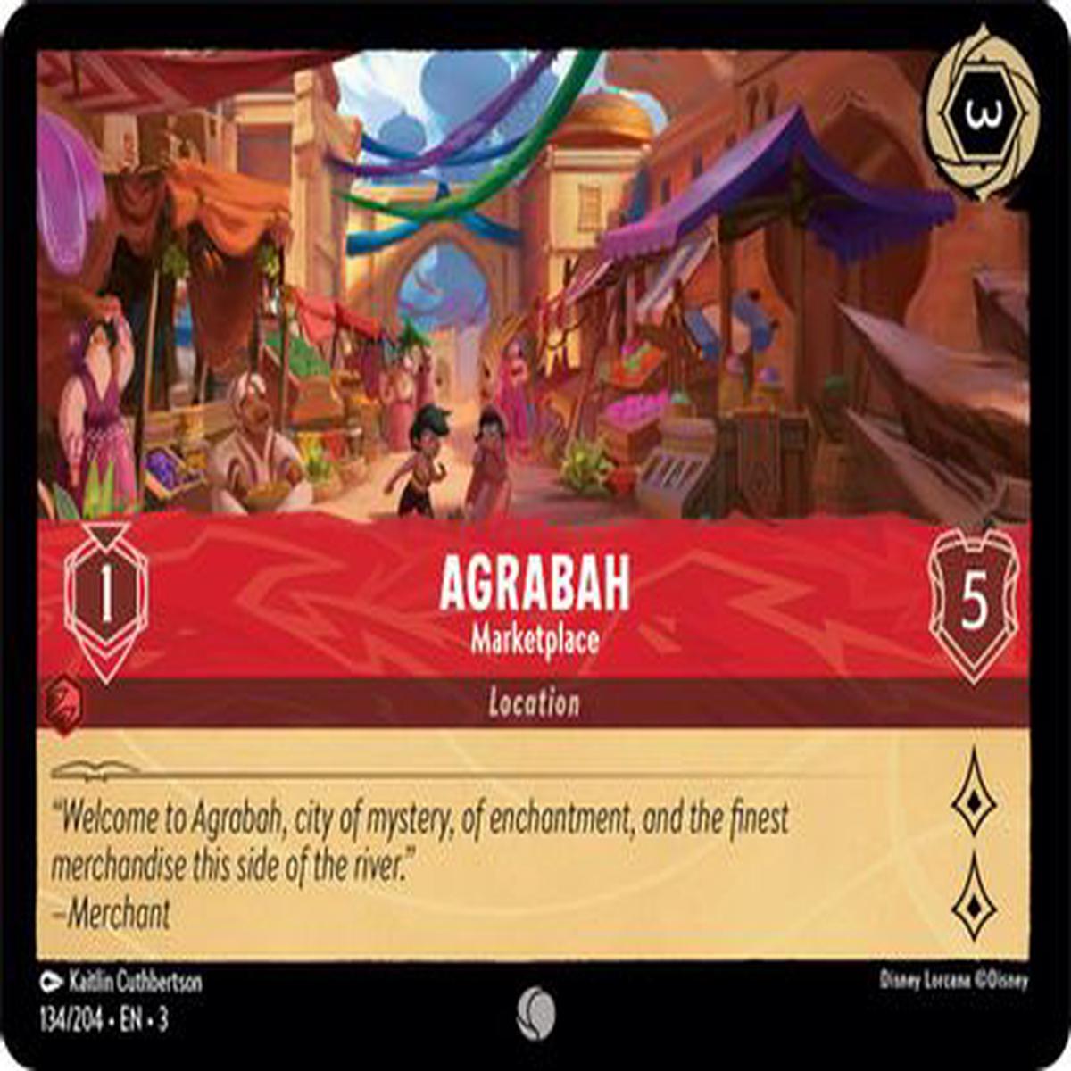 Agrabah - Marketplace 134/204 - Common - Cold Foil