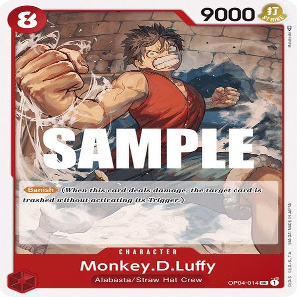 Monkey.D.Luffy (014) - Uncommon - OP04-014