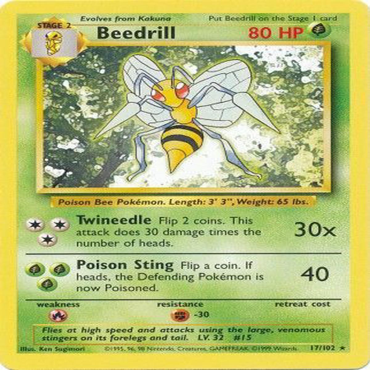 Beedrill 17/102 - Lightly Played