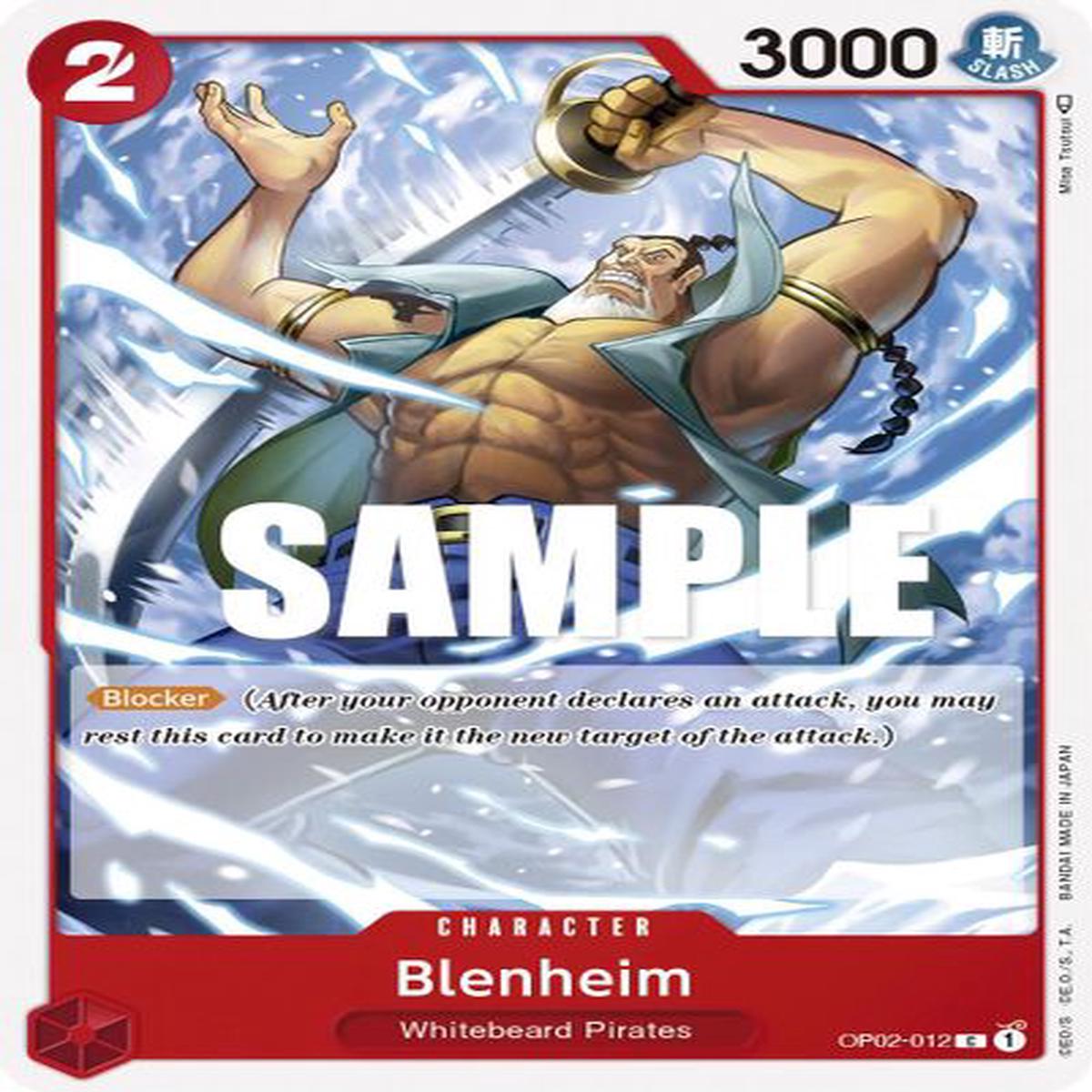 Blenheim OP02-012 - Common