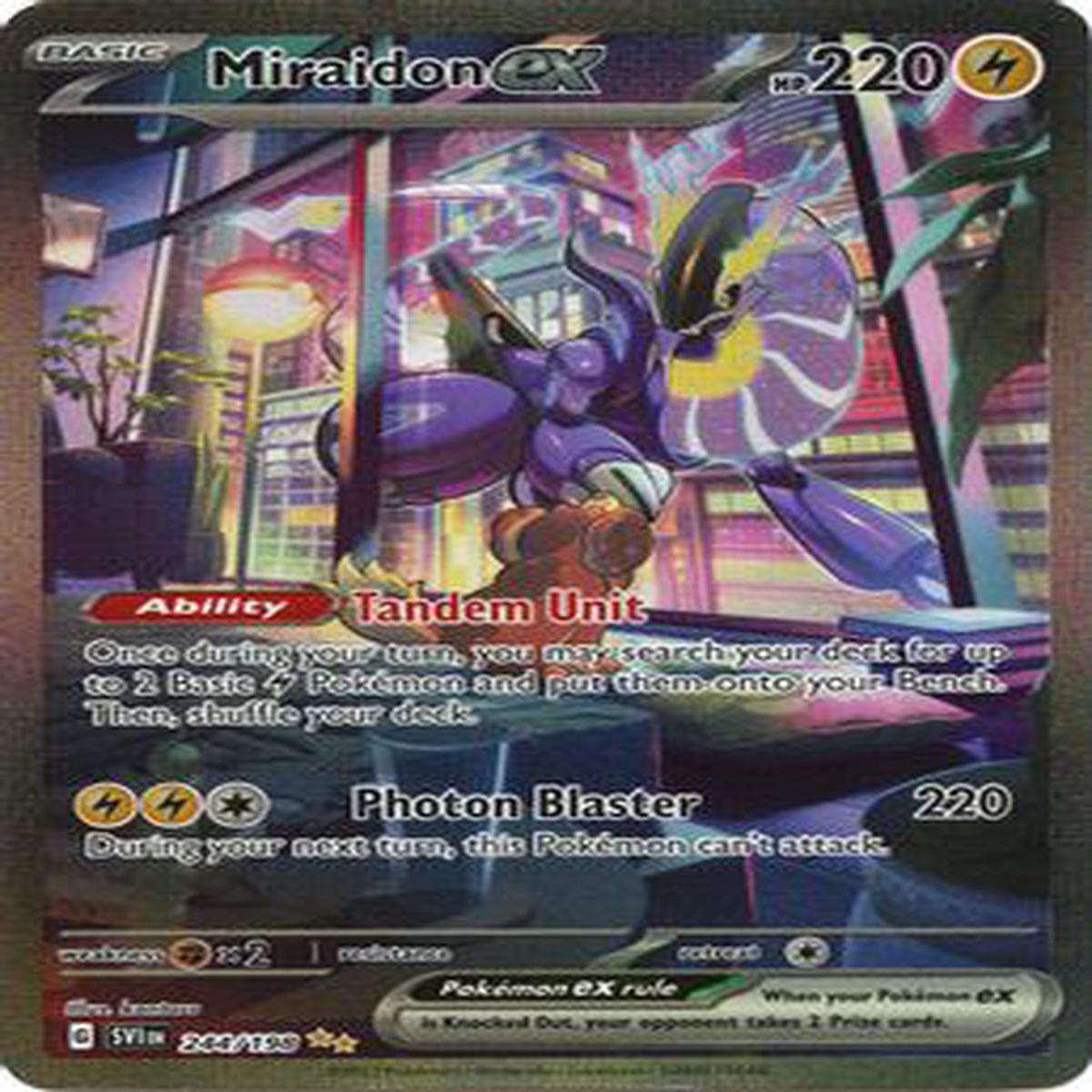Miraidon ex - 244/198 - Special Illustration Rare (ESPAOL)