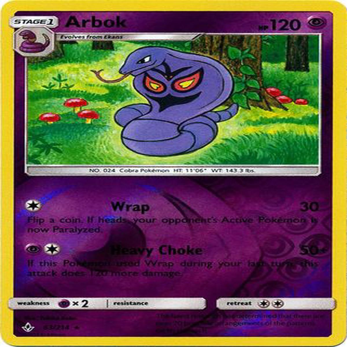 Arbok 63/214 - Reverse Holo