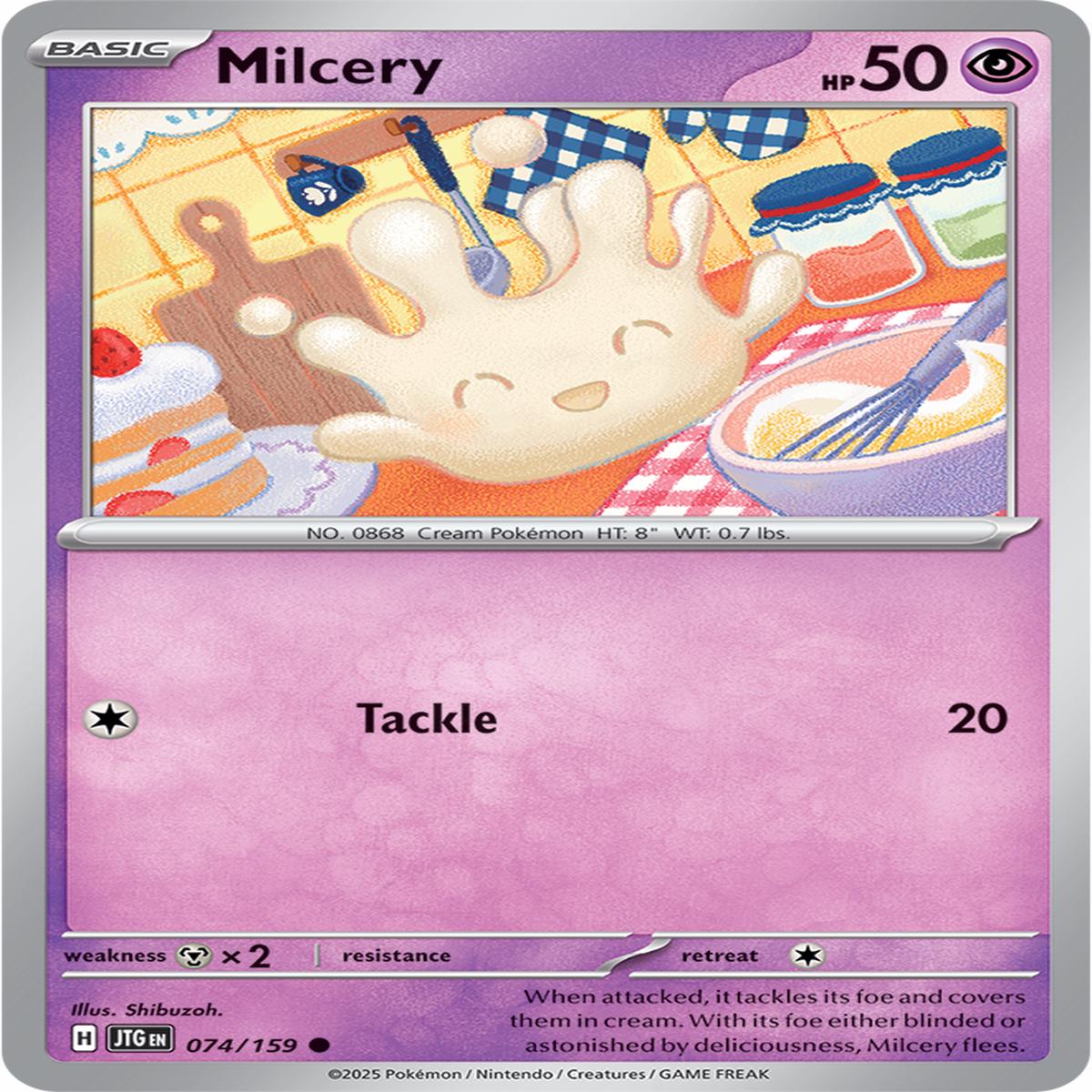 Milcery 074/159 - Common - Reverse Holo