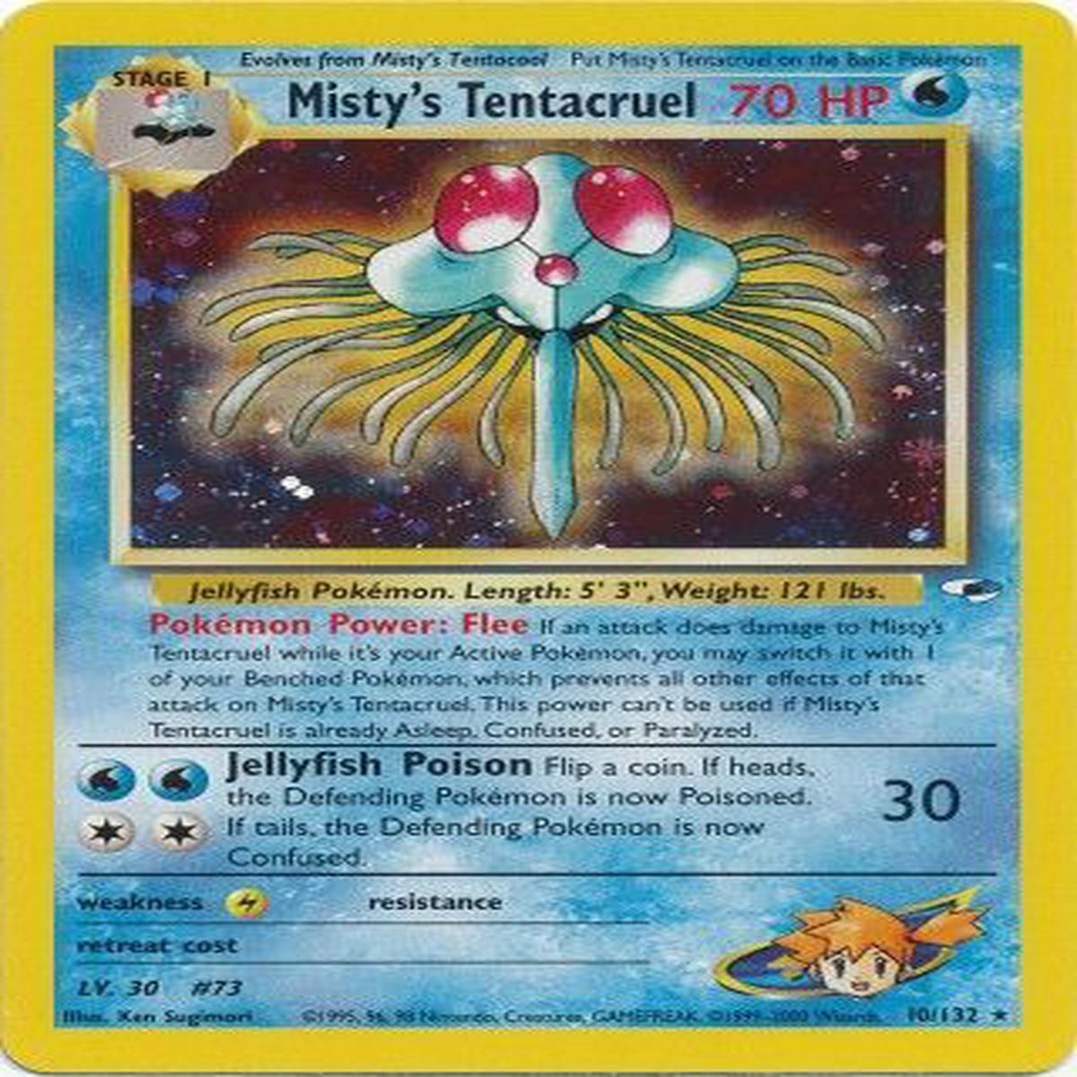 Misty's Tentacruel 10/132 - NEAR MINT