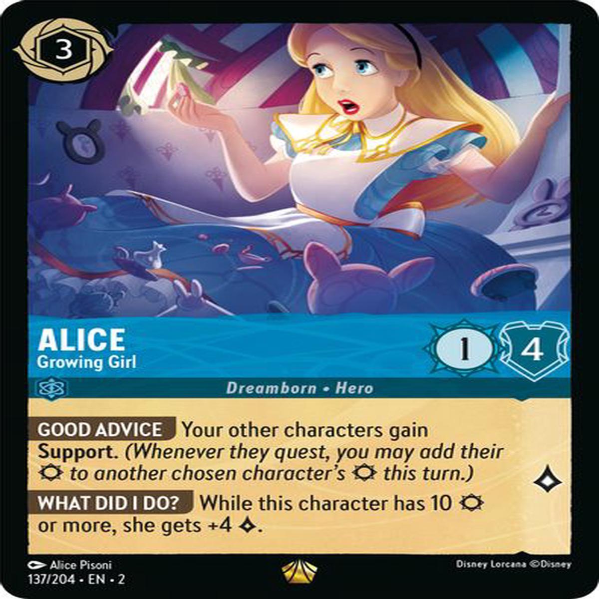 Alice - Growing Girl 137/204 - Legendary - Cold Foil