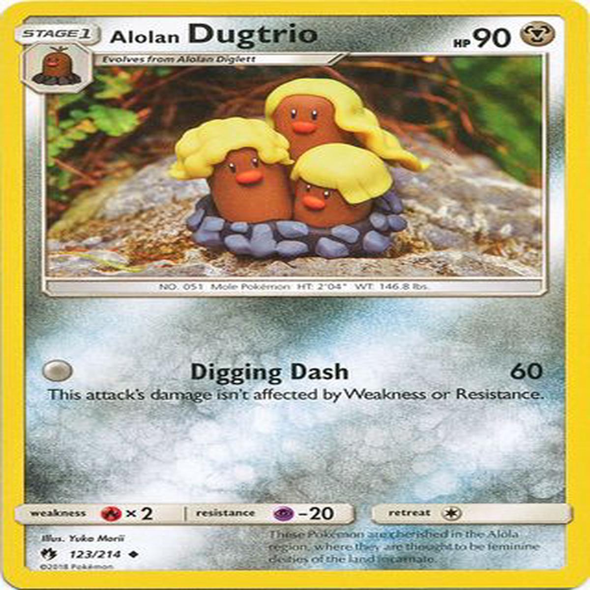 Alolan Dugtrio 123/214