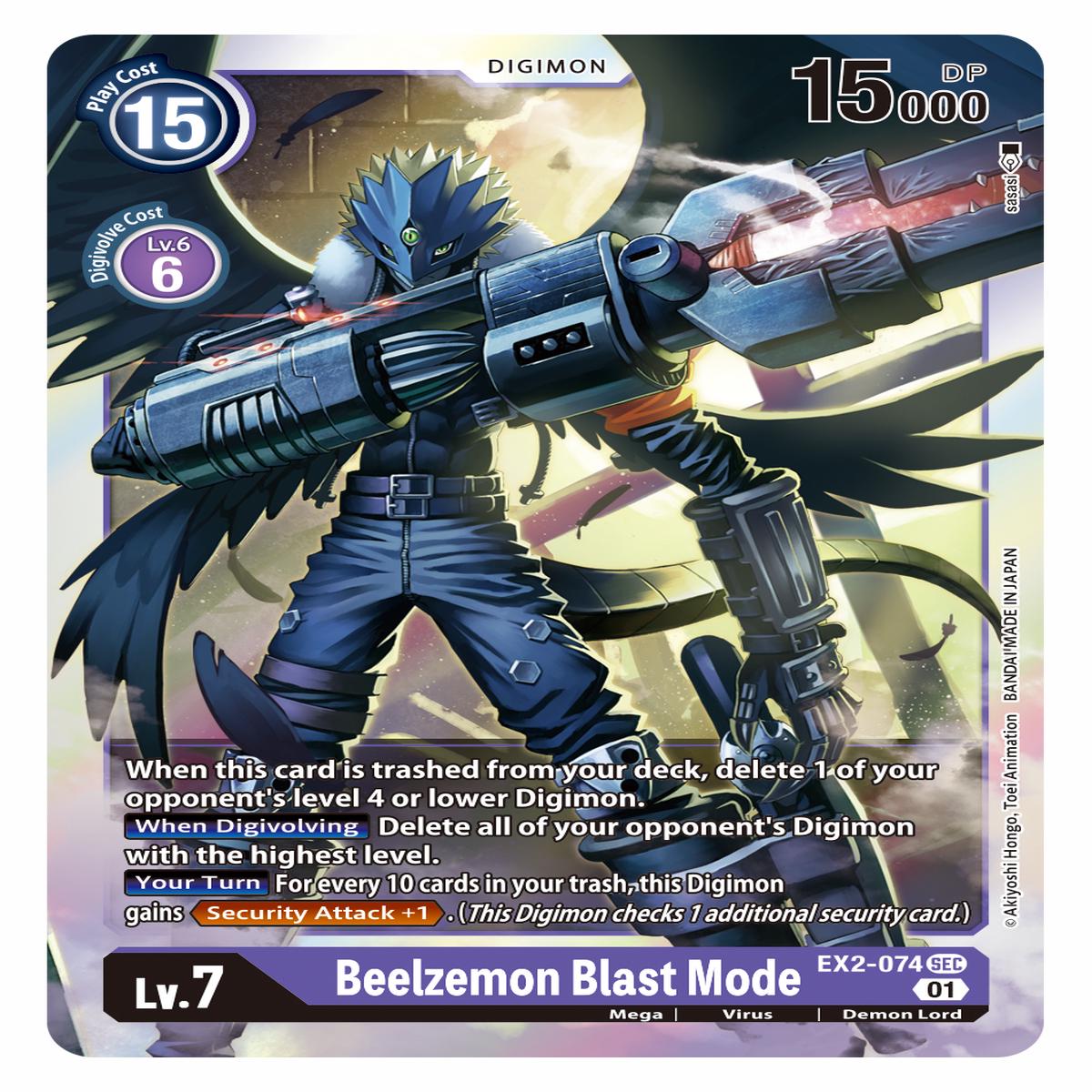 Beelzemon Blast Mode EX2-074