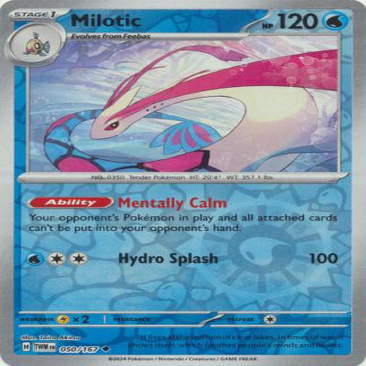 Milotic 050/167 - Uncommon - Reverse Holo