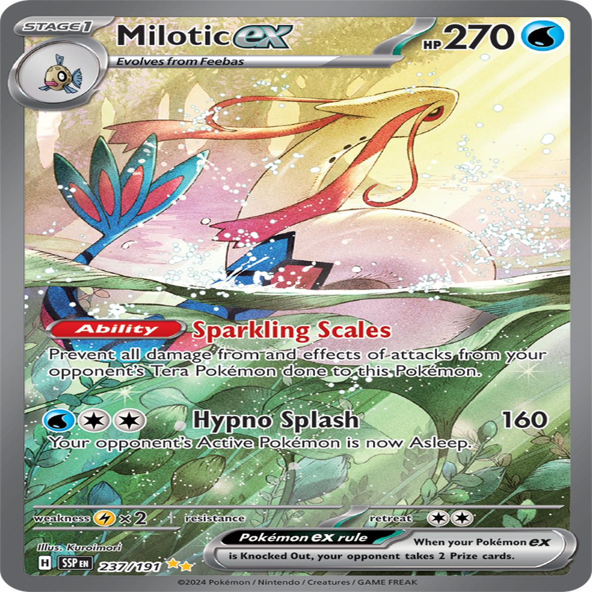 Milotic ex 237/191 - Special Illustration Rare (Espaol)