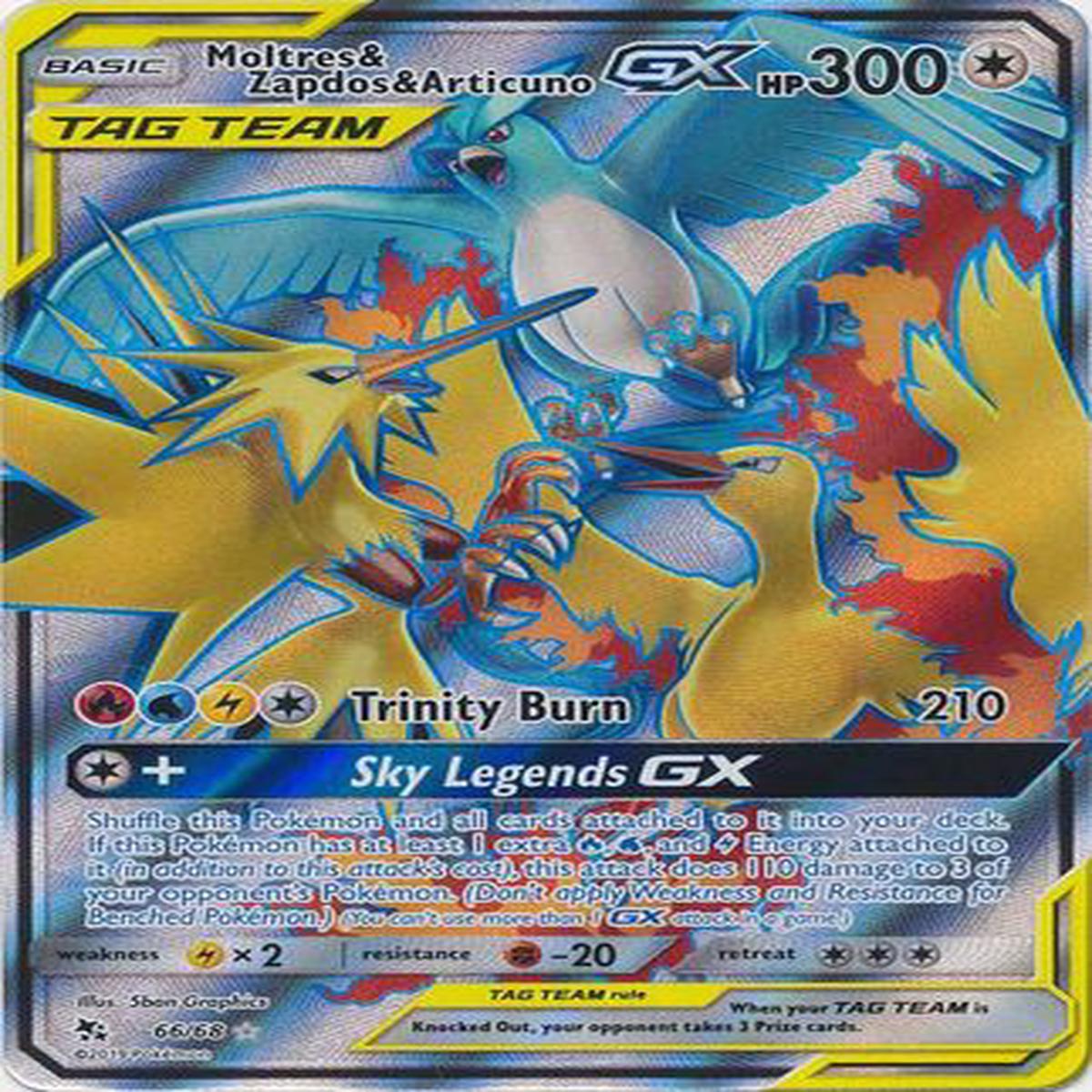 Moltres & Zapdos & ArticunoTag Team GX 66/68