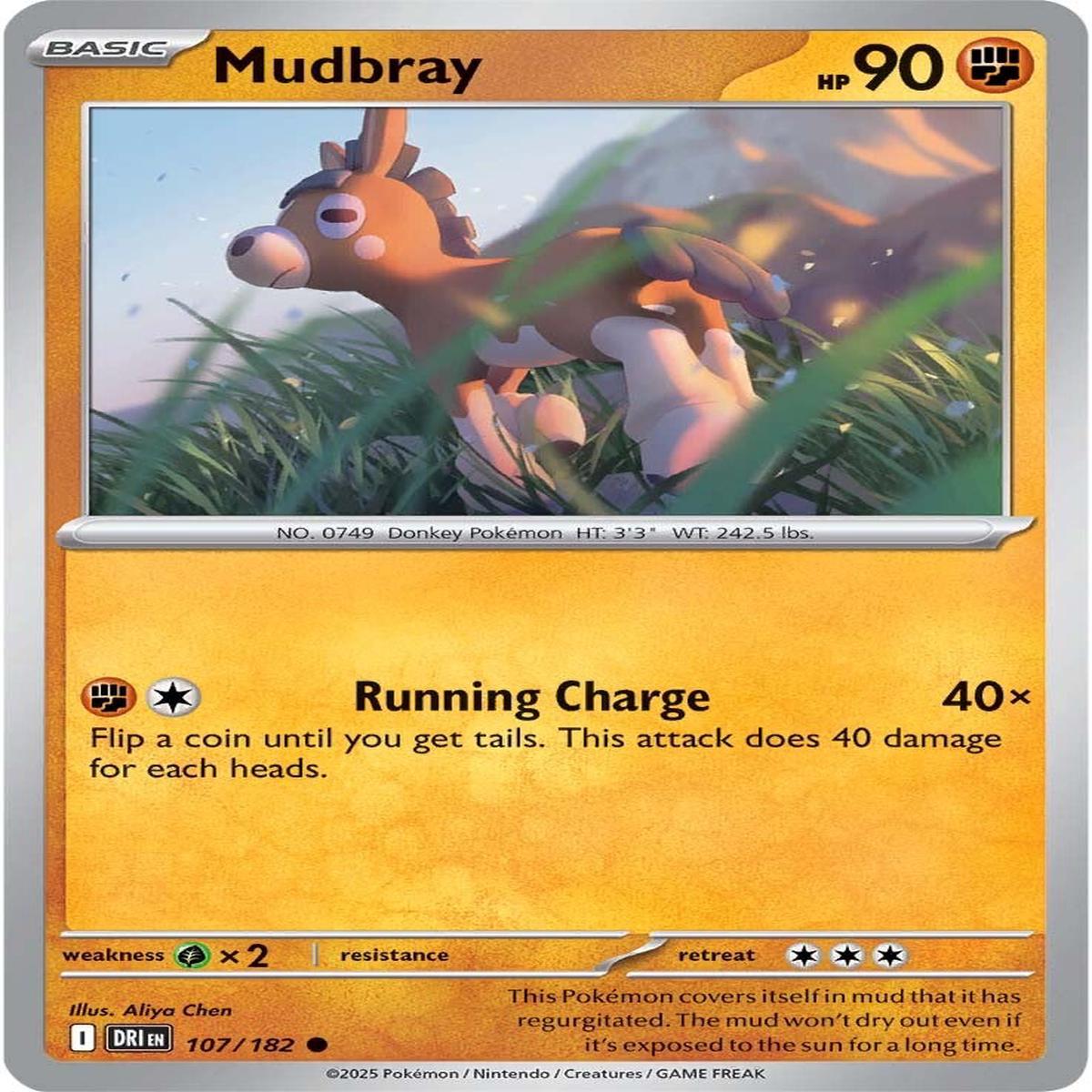 Mudbray 107/182 - Common - Reverse Holo
